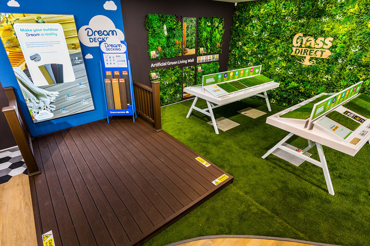 Dream Decking Cannock Store Outdoor Area